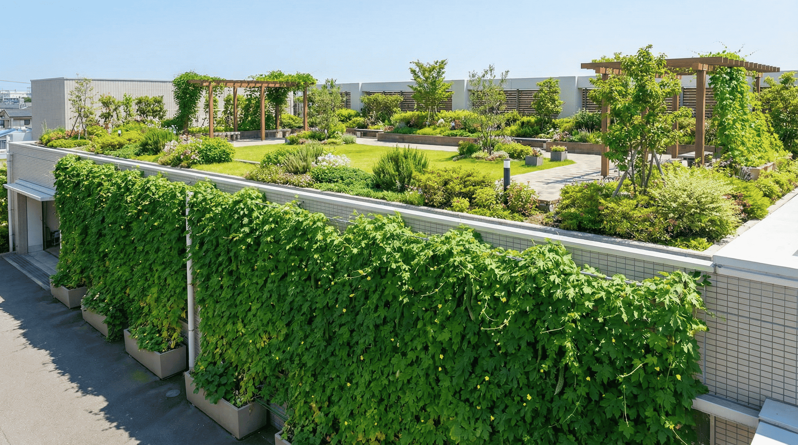 屋上緑化・壁面緑化